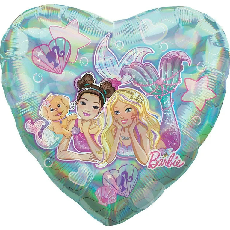 Anagram 28" Barbie Holographic Balloon